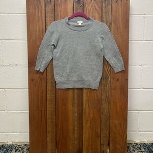 J. Crew size medium gray crewneck sweater
